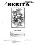 Berita Volume XXV, Number 1-4 (Spring/Summer/Fall 1999, Winter 2000)