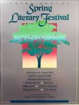 1988 Ohio University Spring Literary Festival Poster by Ohio University English Department's Program in Creative Writing and Rocky Zornes