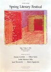 1992 Ohio University Spring Literary Festival Poster by Ohio University English Department's Program in Creative Writing