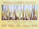 2002 Ohio University Spring Literary Festival Poster by Ohio University English Department's Program in Creative Writing