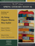 2024 Ohio University Spring Literary Festival Poster