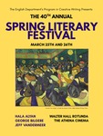 2026 Ohio University Spring Literary Festival Poster by Ohio University English Department's Program in Creative Writing